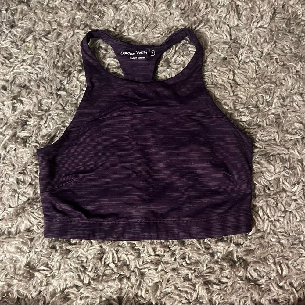 Outdoor Voices Purple Sports Bra